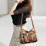 Solara - Mosaic Leather Handbag