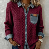 Fátima – Top with Denim Details