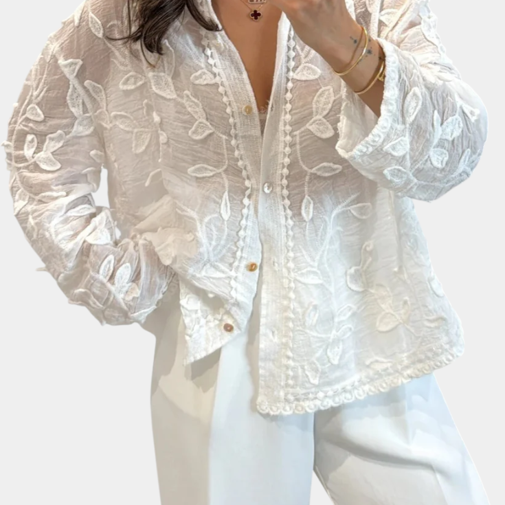 Prairie Embroidered Lace Shirt