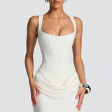 Leonor - Square Neck Maxi Dress