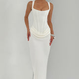 Leonor - Square Neck Maxi Dress