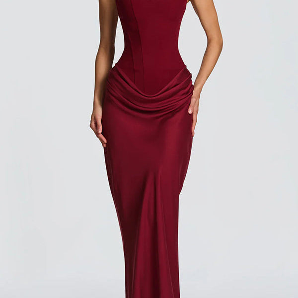 Leonor - Square Neck Maxi Dress