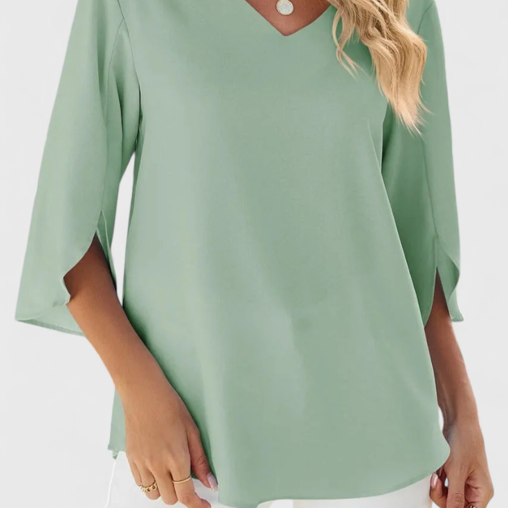 Tabitha Casual Blouse with Loose Cut and Sophisticated Style