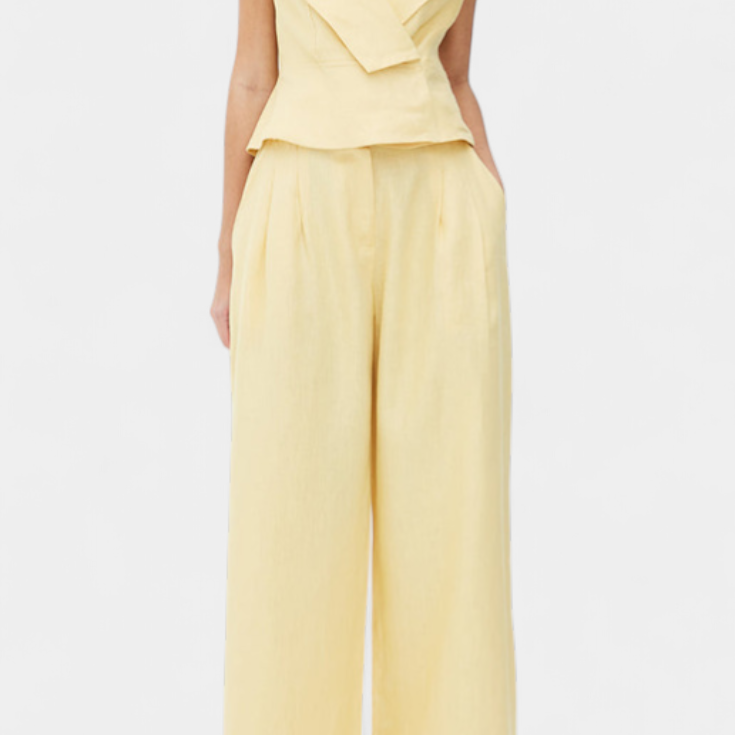 Hayden Asymmetrical Top and Palazzo Pants