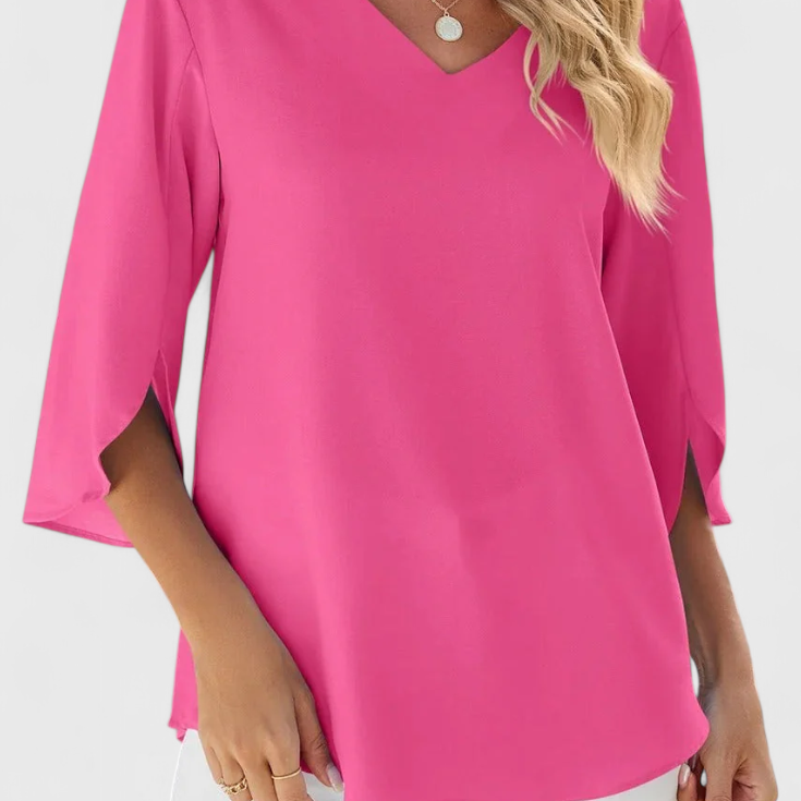 Tabitha Casual Blouse with Loose Cut and Sophisticated Style
