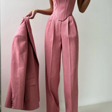 Dolce - Three-Piece Set with Double-Breasted Blazer
