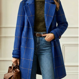 ARVAE™ | Long Checkered Coat