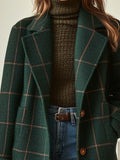 ARVAE™ | Long Checkered Coat