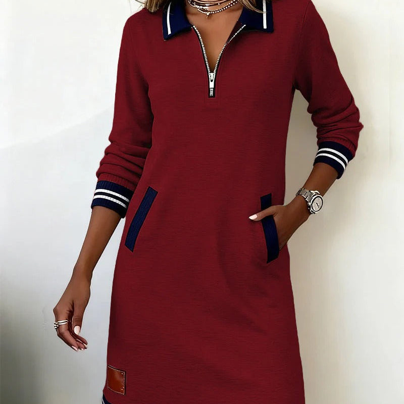 Catalina – Long Sleeve Cotton Dress