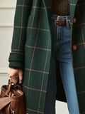 ARVAE™ | Long Checkered Coat