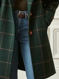 ARVAE™ | Long Checkered Coat