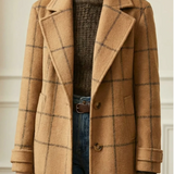 ARVAE™ | Long Checkered Coat