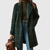 ARVAE™ | Long Checkered Coat