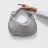 Sage Medium Woven Shoulder Bag
