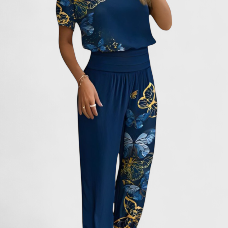 Cassandra Blouse and Pants Set