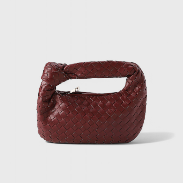 Sage Mini Woven Satchel Bag
