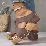 Gigi - Elegant Wedge Sandals