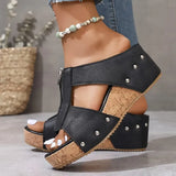 Gigi - Elegant Wedge Sandals