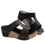 Gigi - Elegant Wedge Sandals