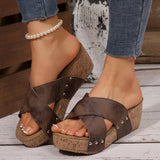 Oakley – Boho Style Wedge Sandals