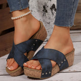 Oakley – Boho Style Wedge Sandals