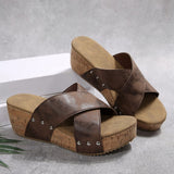 Oakley – Boho Style Wedge Sandals
