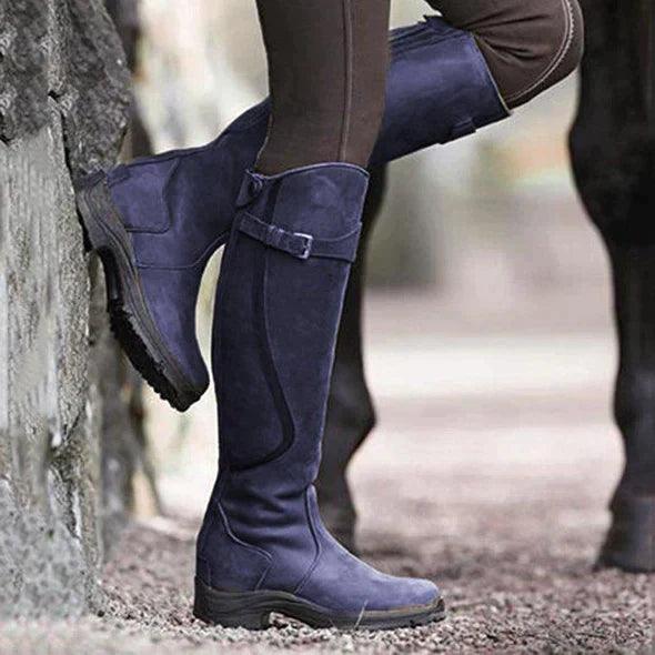 Amalia | Waterproof Leather Riding Boots